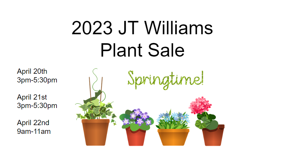  2023 JT Williams Plant sale